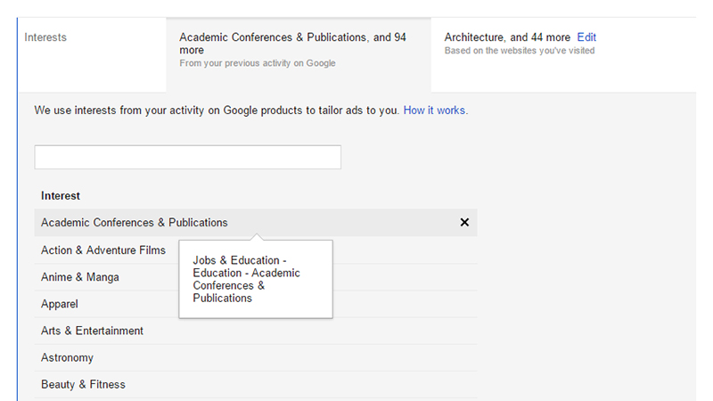 Illustration for article titled Find Out What Google Thinks You Want to See in Ads (And Change It)
